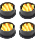 Four Pack Air Compressor Intake Filter Elements Replacement Paper Filters for One Half Inch Compressors Type Two shown
