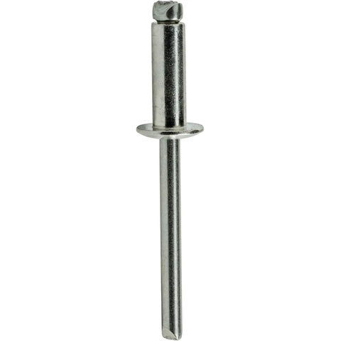 Heavy Duty Stainless Steel Pop Rivets Featuring Rounded Dome Caps For No Sweat One Step Install - Corrosion Resistant Blind Rivets 5/32 X 1/8 Inch Pull Range Delivers Badass Grip And A Sweet Finished Look On Sheet Metal Cars Or Boats 50 Piece Pack