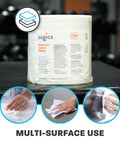 Gym Equipment And Surface Cleaning Wipes For Wellness Centers, Durable Pre Saturated Wipes, 4 Rolls, 4,600 Count, Package Display