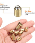 Top Grade Brass Ball Plungers For Cabinets And Doors Built Rock Solid With Slick Action Rust Proof Positioning Pins for furniture hardware in hand.