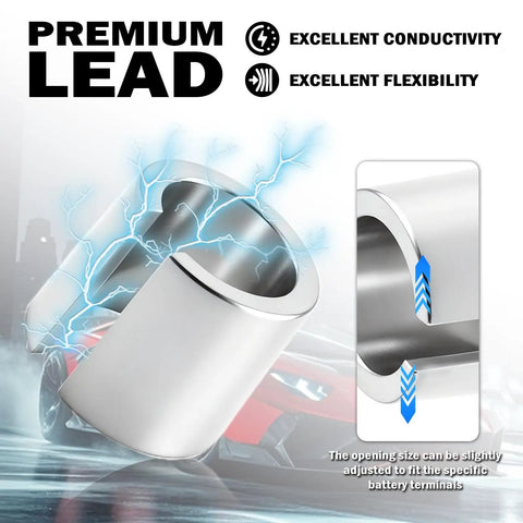 Must Have Battery Terminal Shim Set For Fixing Loose Terminals On Cars Trucks And Boats with focus on premium lead shim.