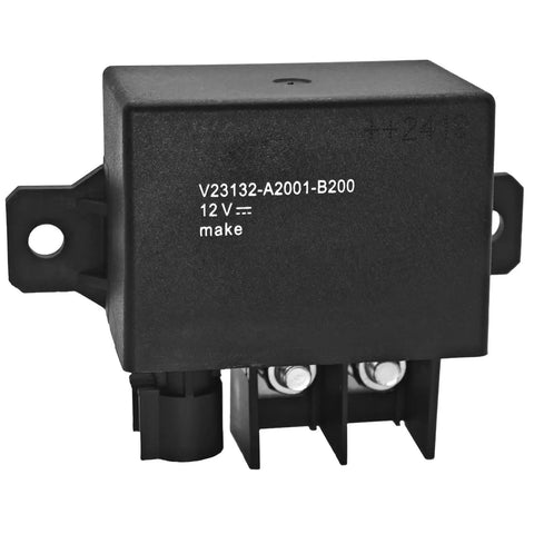 High Current 12V 120A Relay Module With 1 Form A SPST-NO For Heavy Duty Power Switching, black, front view