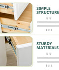 Heavy Duty Drawer Slides For Cabinet And Kitchen Upgrade With White Plastic And Metal Build Easy No Brainer Install Lightweight Design Modern Look Silent Smooth Glide For Quick Quiet Effortless Sliding, cabinet drawer close-up