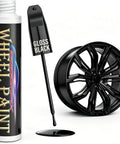 Gloss Black Rim Touch Up Paint Kit for Wheels Rim Paint Pen to Fix Curb Rash and Scratches Universal Enamel for Alloy Rims