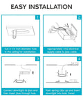 4 Inch Ultra Thin LED Recessed Downlight Kit installation steps diagram