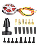 Beefed Up 5010 360KV Brushless Motor For Drones And RC Cars with hollow cover and connectors