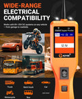 Essential Power Circuit Probe Kit For 8-35V Automotive Systems showing compatibility with cars, trucks, and motorcycles