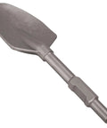 Heavy Duty Beefed-Up 1-3/16 Inch Hex Shovel Attachment For Demolition Hammers, 5-1/2 By 17-1/2 Inch Steel Clay Spade Scoop