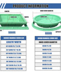 Heavy Duty Resin Manhole Cover With Frame For Lawn And Garden 90x90cm Weatherproof Drainage Solution square and round sizes.