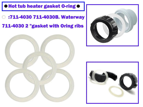 Must Have 2 Inch Spa Heater Gasket Replacement O Ring 7114030B 5 Pack Fits Gecko Balboa Hydro Quip United And Most Flow Through Heaters For Hot Tubs Spas