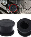 Automatic Transmission Shift Cable Bushing Repair Kit 09G321397A set for VW Golf Jetta Passat Audi, black rubber, 2-piece