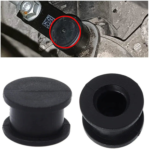 Automatic Transmission Shift Cable Bushing Repair Kit 09G321397A set for VW Golf Jetta Passat Audi, black rubber, 2-piece