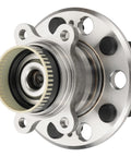 Front view of 2 Pack 512437 Rear Wheel Hub Bearing Assembly With ABS For Hyundai Sonata 2010 To 2014 Optima 2011 To 2015 5 Lug