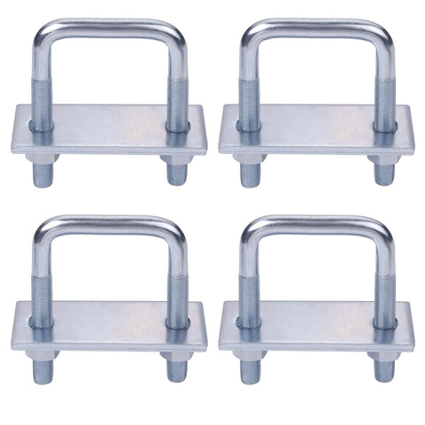 Leaf Spring Clamp Kit Pack Of 4 Fits Leaf Springs Up To 2.5 Inches Wide Locks Springs Together For Stability And Smoother Towing