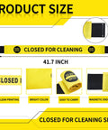 Heavy Duty Nylon Door Barricade Signs Set Of Four Hella Visible Warning Strips 41.7 inch length with magnetic ends for cleaning.
