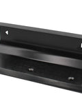 Double Protection Door Brace And Security Barricade For Home Doors, Heavy Duty Aluminum Floor Anchor Locks Down Entry, Dark Bronze Finish