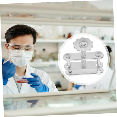 Twenty Pack Spring Water Stop Clip Tubing Clamps For Lab Flow Control And Leakproof Pro Grade Scientific Experiments in use.