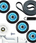 Blue Replacement Part DC97-16782A for appliances with rollers, belt, and spring; durable, easy install, compatible with select models.