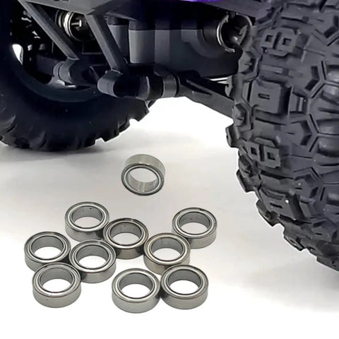 Heavy Duty Metal RC Car Ball Bearing Kit For 1/14 And 1/16 Scale RC Cars 10 Pcs below RC car tire