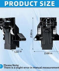 Premium Dishwasher Door Latch Assembly Replacement For Kenmore Frigidaire Electrolux Part Number 5304525218 154543901 5304516818 size detail