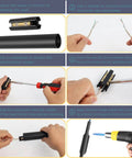 Step-by-step guide for Underground Wire Splice Kit For Direct Buried UF Cable 14/3 To 8/3 Submersible 600V installation process