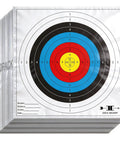 Stack of 20 Pack Degradable Archery Targets Paper Made From Starch-Based Plastic, Standard 10 Ring Target, 80 X 80 Cm