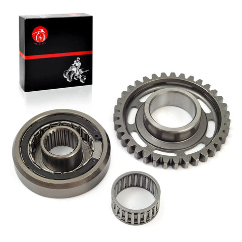 Starter Clutch And Driven Gear Kit For CRF450X 2005 2013 And TRX450R TRX450ER 2006 2014 Beefed Up Electric Start Kick Start