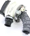 BLDC Motor Assembly Replacement DD93-01010A for Refrigerators, OEM Authorized Part, side view with attached ducts