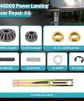 Power Landing Gear Repair Kit For 5th Wheel RV Follow Leg Replacement parts with drive shaft and bevel gears