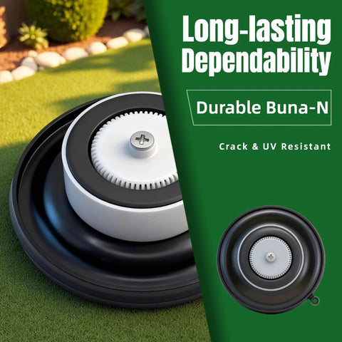 FRUSSONIA 4-pack sprinkler valve diaphragm repair kit; Buna-N rubber diaphragms for Hunter 3/4" & 1" PGV/SRV/ASV valves.