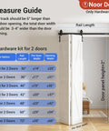 Beefed Up Bi Folding Sliding Barn Door Hardware Kit For Two Doors With 330 LB Capacity Black J Track Roller size guide