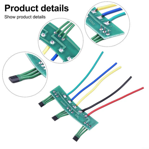 Close-up of Ebike Hall Sensor 41F 60 Degree PCB Cable with multicolored wires for two-wheel electric scooter motor.