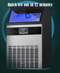 Stay Cool During Game Day Anytime With This Portable Countertop Nugget Ice Maker delivering quick ice in 12 minutes.