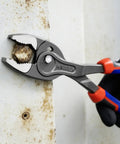 TwinGrip Pliers With Comfort Grip Handles For Pro Grade Grip And Easy Tool Tethering With KnipeXtend Color Coded Clips 10 Inch Pliers