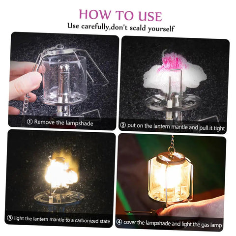 How to use 10 Piece Cotton Wick Set for oil lamps, kerosene and propane lanterns, gas lamps, camping, and tiki torches.