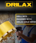 4 Inch Masonry Hole Saw With Heavy Duty Dry Core Diamond Bit And Precision Locator Guide For Concrete Brick Or Stone Drilling