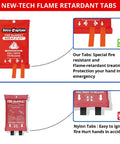 Top Shelf Two Pack Emergency Fire Blanket Measuring Forty Seven By Seventy One Inches X Large Flame Retardant for kitchen safety tabs.