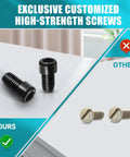 Exclusive customized high-strength screws for Beefy Picatinny Rail Mount For Ten Twenty Two Rifles With Eleven Slot Rail System.