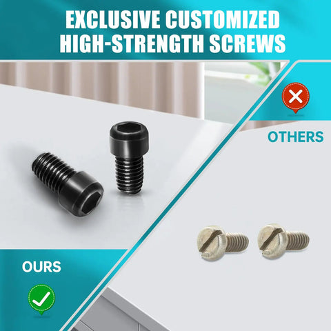 Exclusive customized high-strength screws for Beefy Picatinny Rail Mount For Ten Twenty Two Rifles With Eleven Slot Rail System.