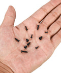 750 Piece Self Tapping Screws Set M1.7 Through M3 Phillips Pan Head Cross Recessed Carbon Steel Black in hand