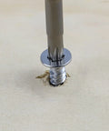 Fifty Pack M5 X 35mm Countersunk Tamper Resistant Torx Security Screws 304 Stainless Steel self-tapping fastener in wood.