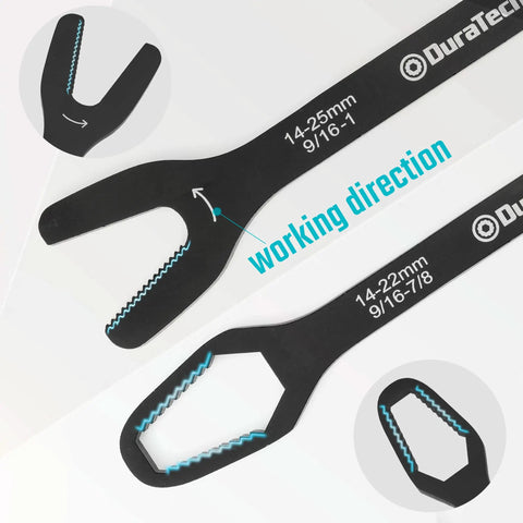 Universal Wrench Set With 38 Pieces Dual SAE And Metric Wrenches From One Quarter Inch To One Inch And Six To Twenty Five Millimeters Two Piece Carbon Steel With Corrosion Resistant Finish Ideal For Home And Auto Repairs showing parts