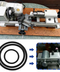Drive Belt Set For EMCO Unimat 3 And Unimat 4 Lathes Nitrile Rubber Replacement Belts Three Piece Kit near lathe machine