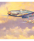 1 32 Scale Japanese WWII Fighter Ki 61 Hei Hien Tony Model Kit Box Art with Aircraft Flying