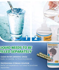 Portable Eyewash Station Kit With Two 16 Ounce Bottles Wall Mount Emergency Eyewash Kit With Mirror And Sign Personal Use No Liquid Included image showing fill instructions
