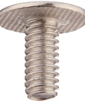 Close-up of Slick Three Eighths Inch Aluminum Screw Posts With Matching Screws, showing the threaded design and silver finish.