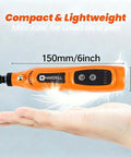 HARDELL mini cordless rotary tool, orange, 4V, 5-speed, 150mm/6inch length