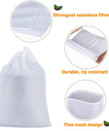 100 Pack Cold Brew Filter Bags 20 By 20 Inch For Five Gallon Buckets Boss Grade Commercial Cold Brew Filters Brew Up To Five Pounds Of Coffee