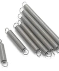 Extension And Compression Springs Kit With Steel Dual Hook Tension Springs 0.4mm Wire Diameter 3mm OD 10-50mm Length 10 Pcs