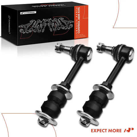 Front Sway Bar End Links For Dodge Ram 1500 2000-2001, Ram 2500 2000-2002, Ram 3500 2000-2002 4WD Only, Stabilizer Bar Links Set Front